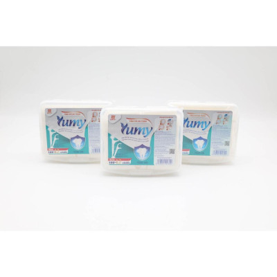 Tăm Chỉ Hộp Cấp YUMY Size L – Combo 12 Hộp x 192 Cây (TC02-139), Dùng Gia Đình, Chỉ Mịn, Không Tưa Sợi
