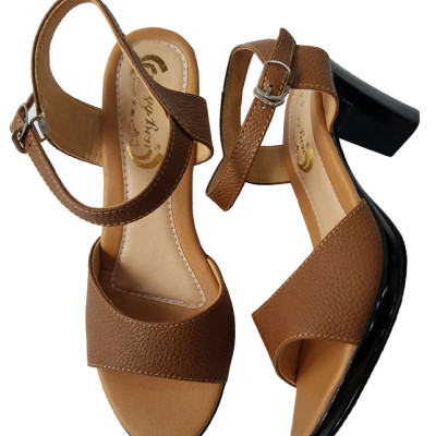 Giày Sandal Cao Gót Da Bò BIGGBEN SDCG68