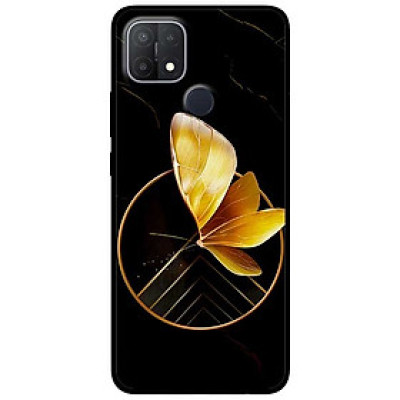 Ốp lưng dành cho Oppo A15 / A15s mẫu Vòng Tròn Bướm Vàng