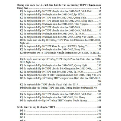 Sách - Chiến Thắng Kỳ Thi 9 Vào 10 Chuyên Môn Tiếng Anh (KV)