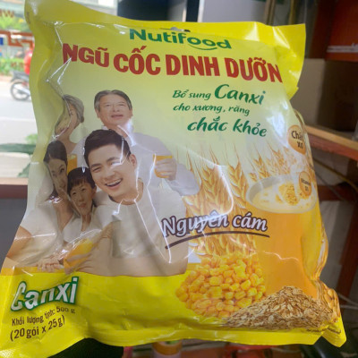 COMBO 04 Bịch Ngũ Cốc Canxi (500g) Nutifood ,Giúp Xương Chắc Khỏe, Dáng Eo Thon,Thích Hợp Cho Cả Gia Đình  Hàng Chính Hãng