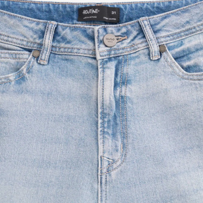 Quần jeans nam ống Suông . Form Straight cropped - ROUTINE 10F24DPA018R1 | ROUTINE CÀ MAU
