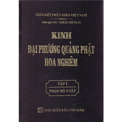 Sách - Kinh Đại Phương Quảng Phật Hoa Nghiêm - Bộ 4 Quyển - Chính Thông Book