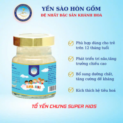 [Combo 12 Hũ] Tổ Yến Chưng Cao Cấp Dành Cho Trẻ Em - Yến Sào Hòn Gốm Chính Hiệu Khánh Hoà - HGK NEST