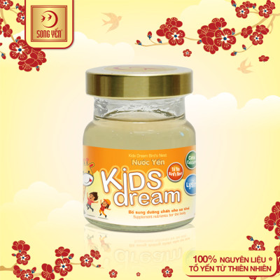 Nước Yến Dành Cho Trẻ Em Kids Lysine - Yến Sào Song Yến (Lốc 6 Lọ x 70ml)