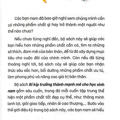Bí Kíp Trường Thành Mạnh Mẽ Cho Học Sinh Nam - Trở Thành Chàng Trai Giỏi Giao Tiếp - Khéo Léo