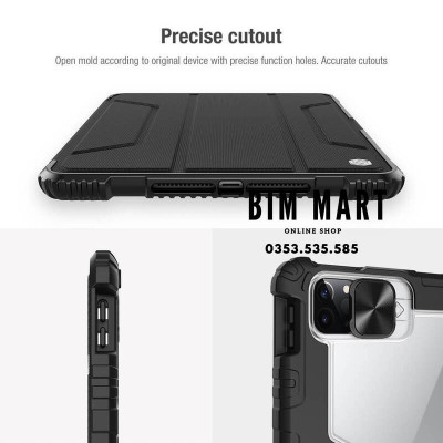 Bao da dành cho iPad Pro 11 inch (2022) M2 có nắp bảo vệ camera Nillkin Bumper Leather - Hàng chính hãng
