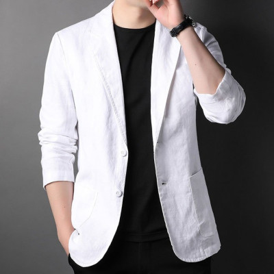Áo vest blazer nam phong cách Hàn Quốc vải Linen thoáng mát, mềm mịn