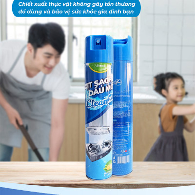 Bình xịt tẩy rửa lau dầu mỡ nhà bếp CleanZ đa năng 450ml