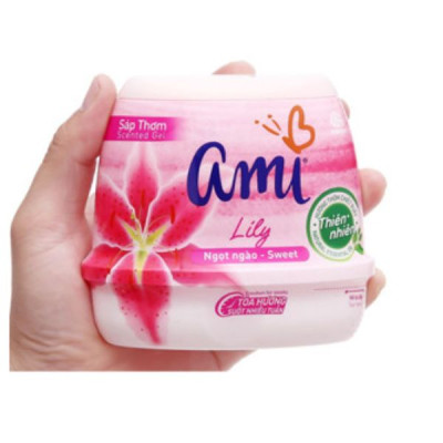 Combo 2 hộp Sáp thơm khử mùi Ami - Hương thơm chiết xuất thiên nhiên, Tỏa hương suốt nhiều tuần (Nhiều lựa chọn mùi hương)