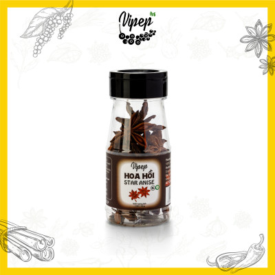 Hoa Hồi Nguyên Cánh Tự Nhiên Vipep Hũ Nhựa 15g