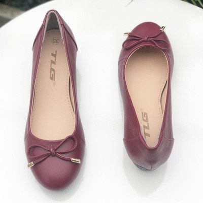 Giày búp bê nữ đế xuồng hot trend thời trang đính nơ siêu độc 21434