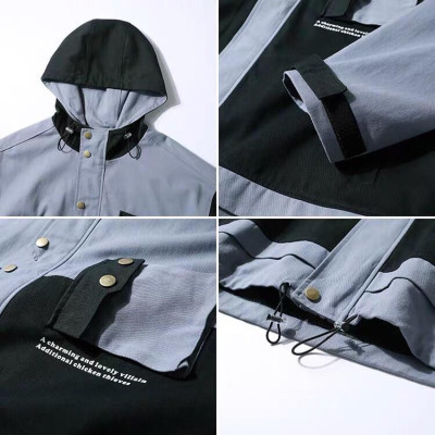 Áo khoác kaki hộp lót dù chất kaki 