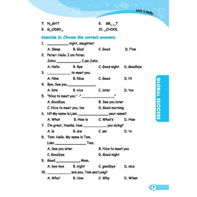 Sách - Global Success - Bộ Đề Kiểm Tra Tiếng Anh Lớp 3 - Có Đáp Án - Tập 1 - Minh Thắng