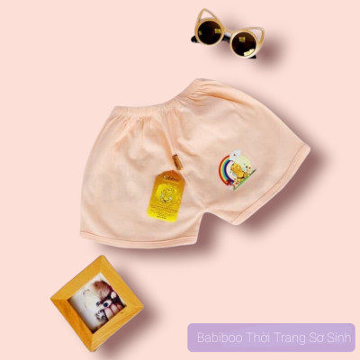 Quần ngắn Babiboo cotton nhiều màu cho bé BB50