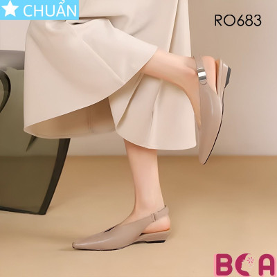 Giày Slingback cao 3 phân RO683 ROSATA tại BCASHOP Sự Kết Hợp Hoàn Hảo Giữa Thoải Mái Và Thời Trang