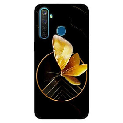 Ốp lưng dành cho Realme 5 - 5s - 6i mẫu Vòng Tròn Bướm Vàng