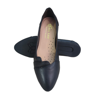 Giày Nữ Búp Bê Đế Bệt HÀ NAM Da Bò Thật Cao Cấp GBBN2070