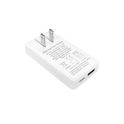 Củ sạc nhanh siêu mỏng Volwatt GE-45GS-C-A-MF 45W GaN Fast Charger - Hàng Chính Hãng Full box