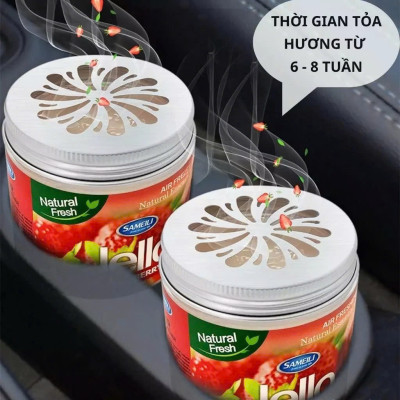 Sáp Thơm Hương Chanh 220g Khử Mùi An Toàn Hiệu Quả Phòng Khách Phòng Ngủ Tủ Quần Áo Xe Ô Tô Nhà Vệ Sinh