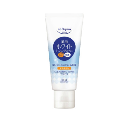 Sữa Rửa Mặt Tẩy Trang Dưỡng Trắng Da Kosé Softymo Cleansing Foam White (Tuýp 60 G)