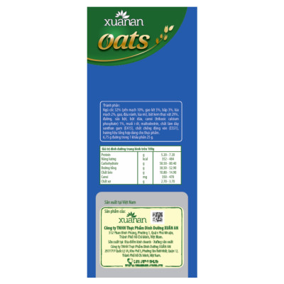 Combo 2 túi: Ngũ Cốc Gạo Lứt Huyết Rồng 400G + Ngũ Cốc Dinh Dưỡng Canxi 400G [ít đường](Tặng Kèm 1 Túi Yến Mạch 150G)