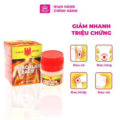[Chính Hãng Singapore] Cao Xoa Bóp Con Ó Muscular Balm 20g - Giảm Đau Cơ Hiệu Quả
