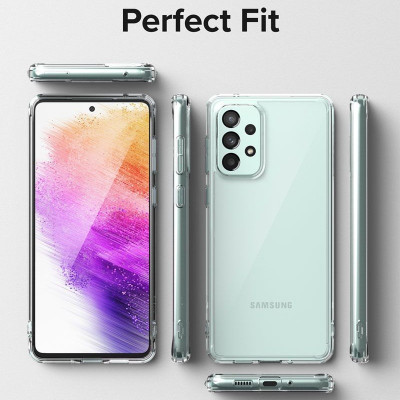 Ốp lưng silicon dẻo trong suốt mỏng 0.6mm cho Samsung Galaxy A73 5G hiệu Ultra Thin độ trong tuyệt đối chống trầy xước - Hàng nhập khẩu