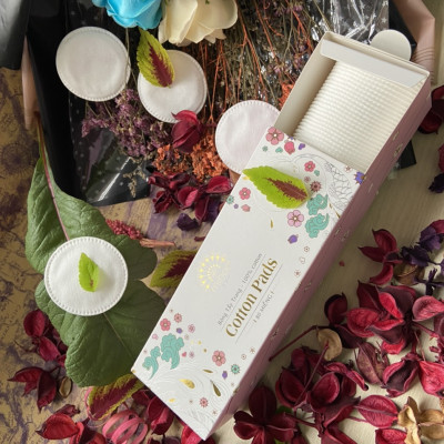 Bông Tẩy Trang Mihoo Hộp 80 Miếng Bông Tròn