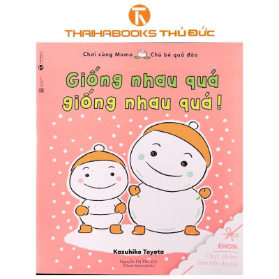 Sách - Chơi Cùng Momo - Chú Bé Quả Đào: Xoa Nào + Xình Xịch + Giống Nhau Quá + Cù Léc - Thái Hà Books