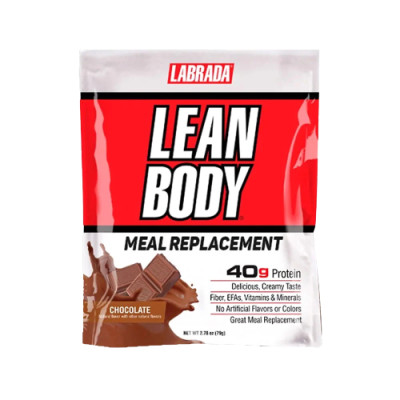 Labrada Lean Body (1 gói ), Sữa Thay Thế Bữa Ăn, 40g Protein, 8G Chất Béo Tốt & Chất Xơ, 22 Vitamin và Khoáng Chất