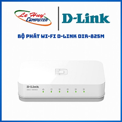 Bộ Chia Mạng Switch D-Link DES-1005C 5 Cổng RJ45 10/100Mbps Vỏ Nhựa Không Cần Cấu Hình - Hàng Chính Hãng