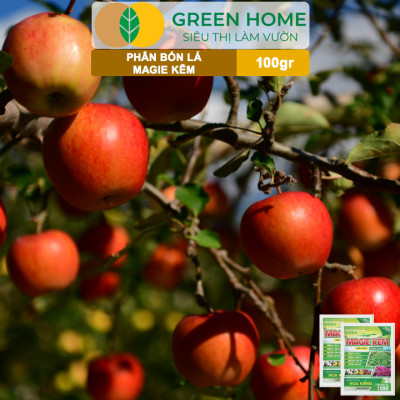 Phân Bón Lá Magie Kẽm, GreenHome, Gói 100GR, Chuyên Dùng Cho Hoa Kiểng