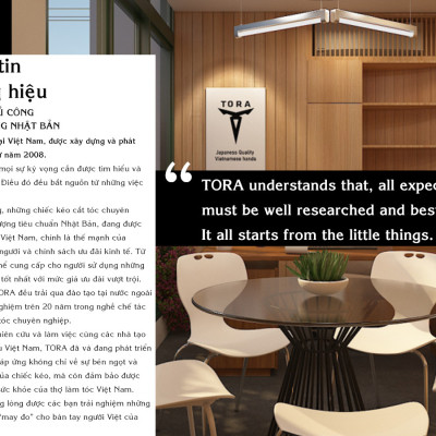 Kéo cắt tóc TORA CR - BD