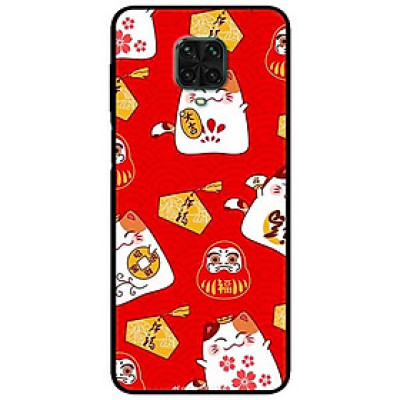 Ốp lưng dành cho Xiaomi Redmi Note 9s - Note 9 Pro - Note 9 Promax mẫu Họa Tiết Mèo Đỏ