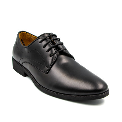 Giày tây nam Oxford Tomoyo đen bóng TMN92101