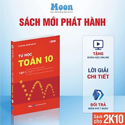 Tự Học Toán Học Lớp 10 Chương Trình SGK Mới (Bộ/Lẻ tùy chọn) - MoonBook