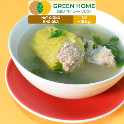 Hạt Giống Khổ Qua Greenhome, Gói 1gr~10 hạt, Dễ Trồng Quanh Năm, Nảy Mầm Cao, Thu Hoạch Nhanh, Năng Suất Cao T05