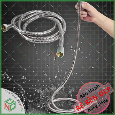 (Bền Bỉ) Dây Vòi Xịt Toilet - Vòi Sen Tắm KhoNCC Hàng Chính Hãng - Bằng Inox Dài 1m5 - Sử Dụng Linh Hoạt Tiện Lợi - KLM-DVSVXTL