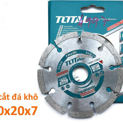 ĐĨA CẮT GẠCH KHÔ CÓ PHỦ HỢP KIM NHÂN TẠO SIZE 100-230 TOTAL - HÀNG CHÍNH HÃNG