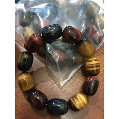 VÒNG ĐÁ MẮT HỔ LU THỐNG ĐẸP NAM 13MM