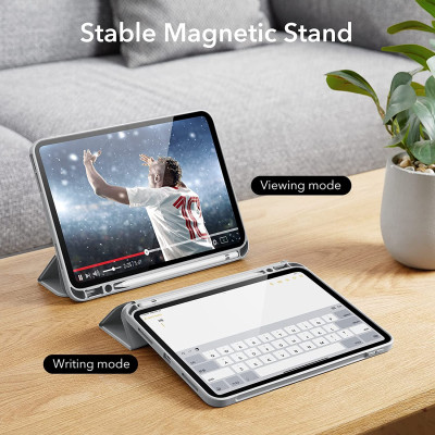 Bao da dành cho iPad Gen 10 / iPad Gen 11 2025 ESR Rebound Pencil Case (Có khe cắm bút Apple Pencil) - Hàng Chính Hãng