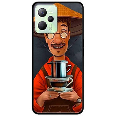 Ốp lưng dành cho Realme C35 mẫu Ông Lão Cà Phê