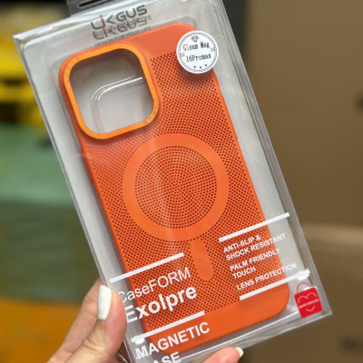 Ốp lưng lưới tản nhiệt dành cho iPhone 16 Pro , 16 Pro Max hỗ trợ sạc không dây hiệu Likgus - Hàng chính hãng