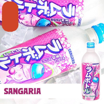 Nước Soda Sangaria chai nhôm 500gr - Nhiều vị