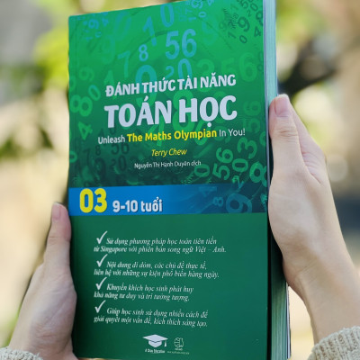Combo sách Đánh thức tài năng toán học 3 và 50 thủ thuật toán ( 2 cuốn ), sách kiến thức toán học lớp 3 lớp 4 - Hiệu sách Genbooks