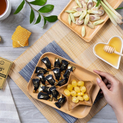 Kẹo Sả Mật Ong Honey Drop Leatherwood Only Nature Hộp 10 viên 33gr