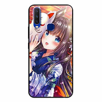 Ốp lưng in cho Vivo Y17 Cô Gái Neko