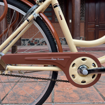 Xe đạp mini Wahama KOREA HQ 24/26 inch - Tặng khóa bánh sau, đồ lắp xe