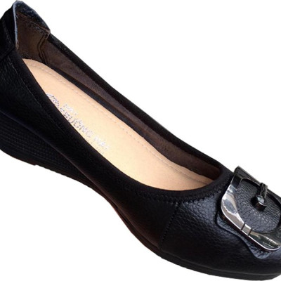 Giày nữ Trường Hải đế xuồng da bò cao cấp  DX218